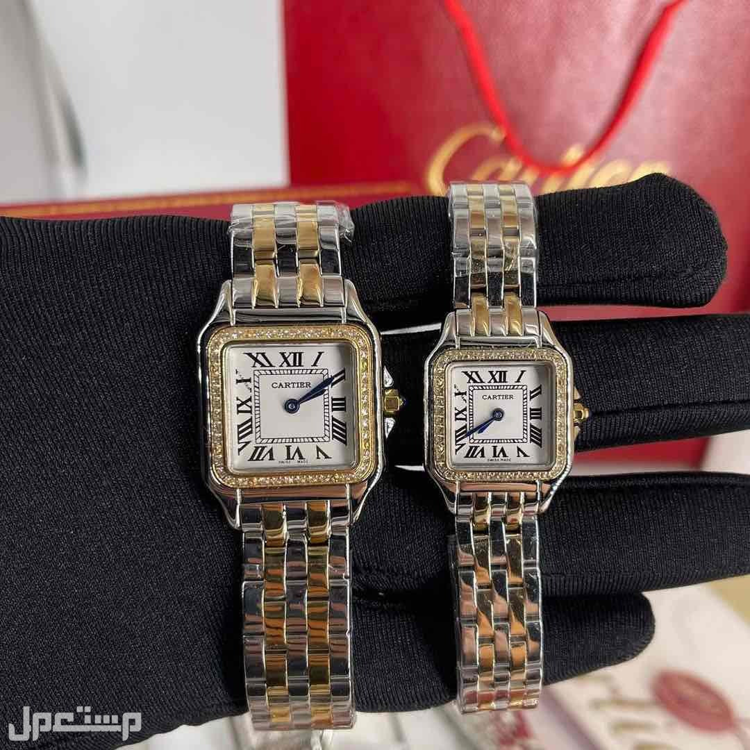 Montre Panthère de Cartier Argentée et gold diamond Pour Femme