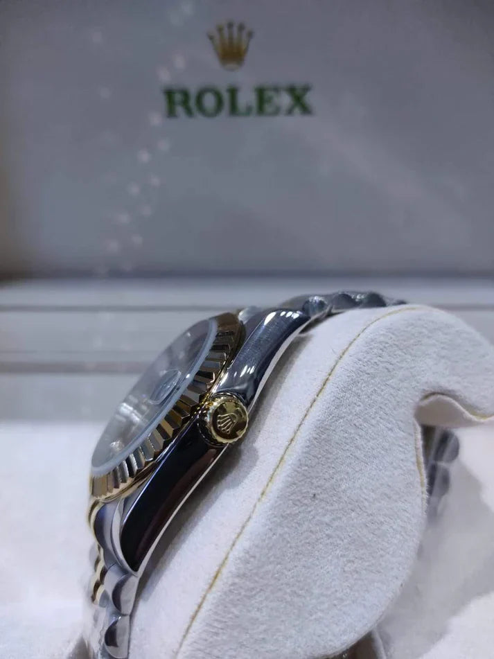 Datejust 36mm 2 Tones Fond Noir Pour Femme