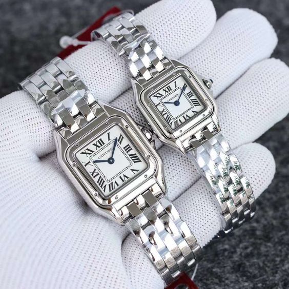 Montre Panthère de Cartier Argentée Pour Femme